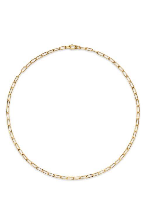 Mens DY Madison Chain Necklace in 18K Yellow Gold, 4MM Product Image