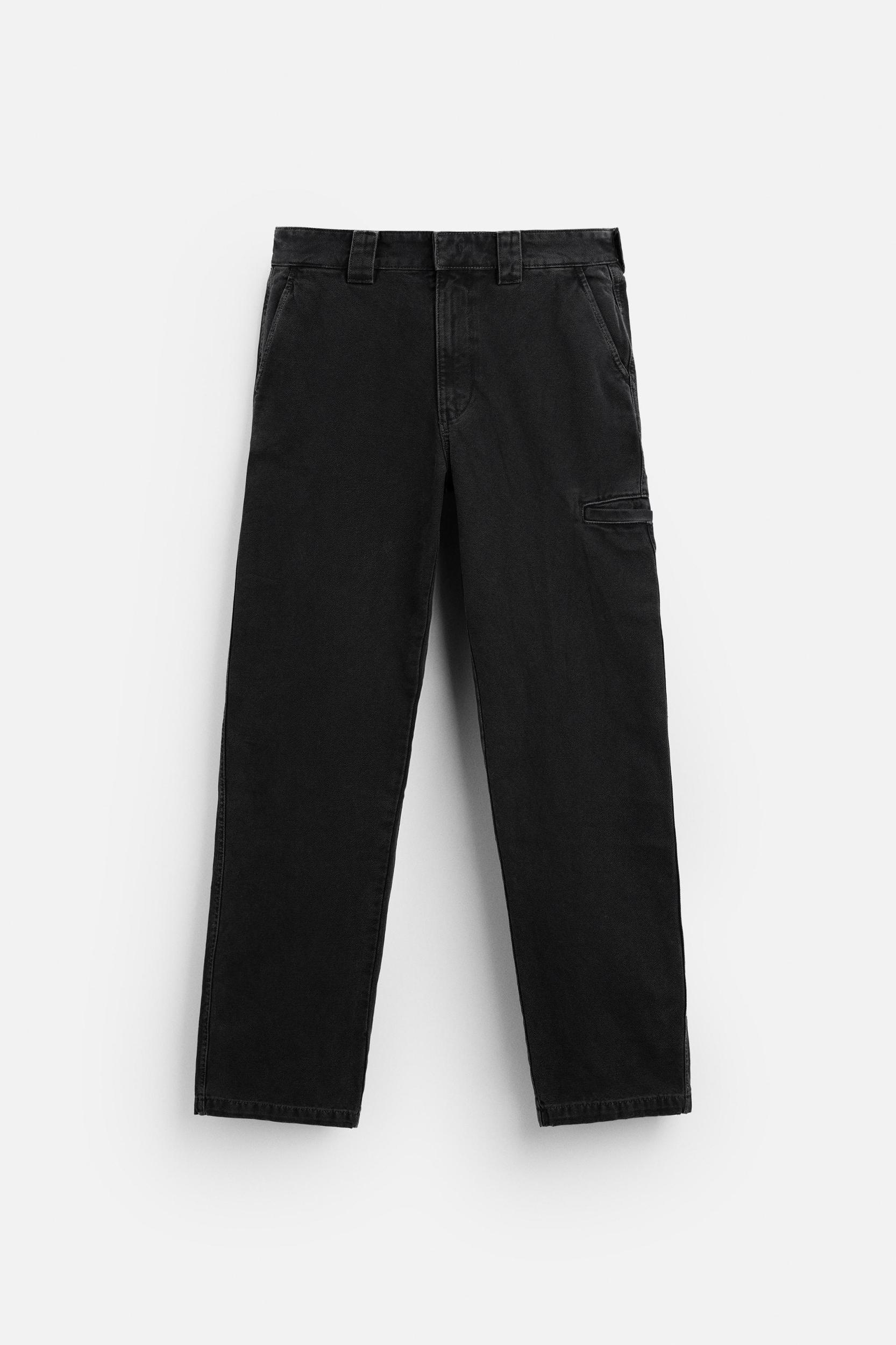 STRAIGHT LEG UTILITY JEANS Product Image