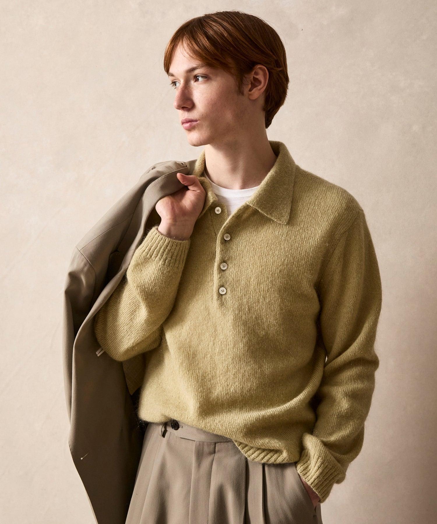 Relaxed Mohair Sweater Polo Product Image