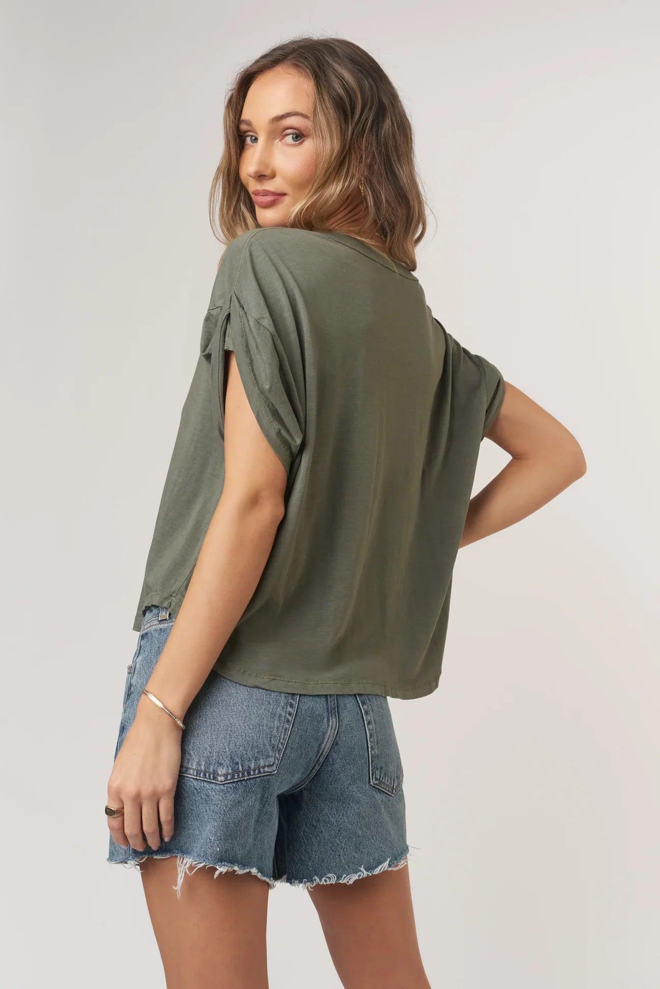 Sylas Notch Neck Tee Product Image