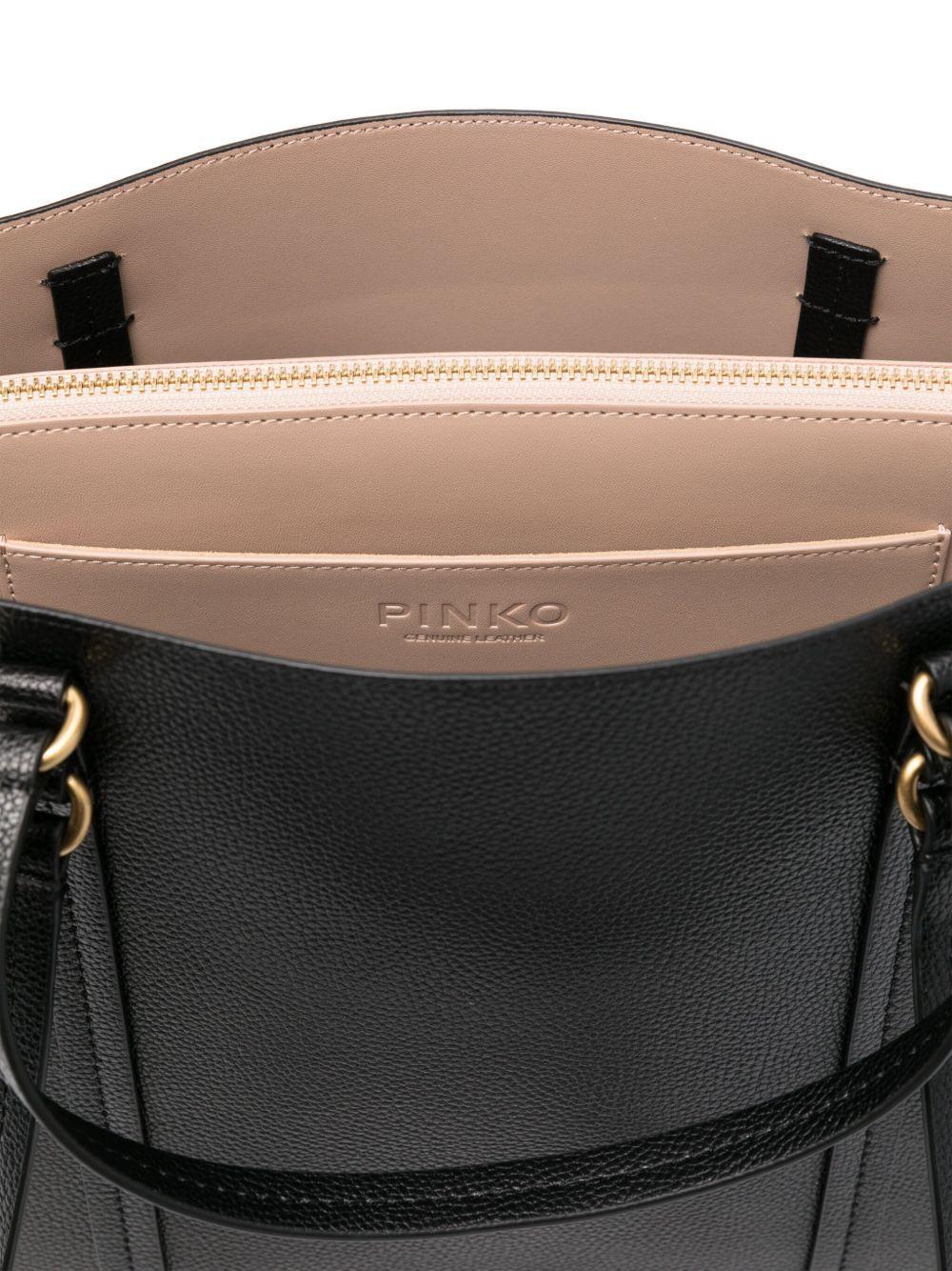 Love-Birds-motif leather bag Product Image