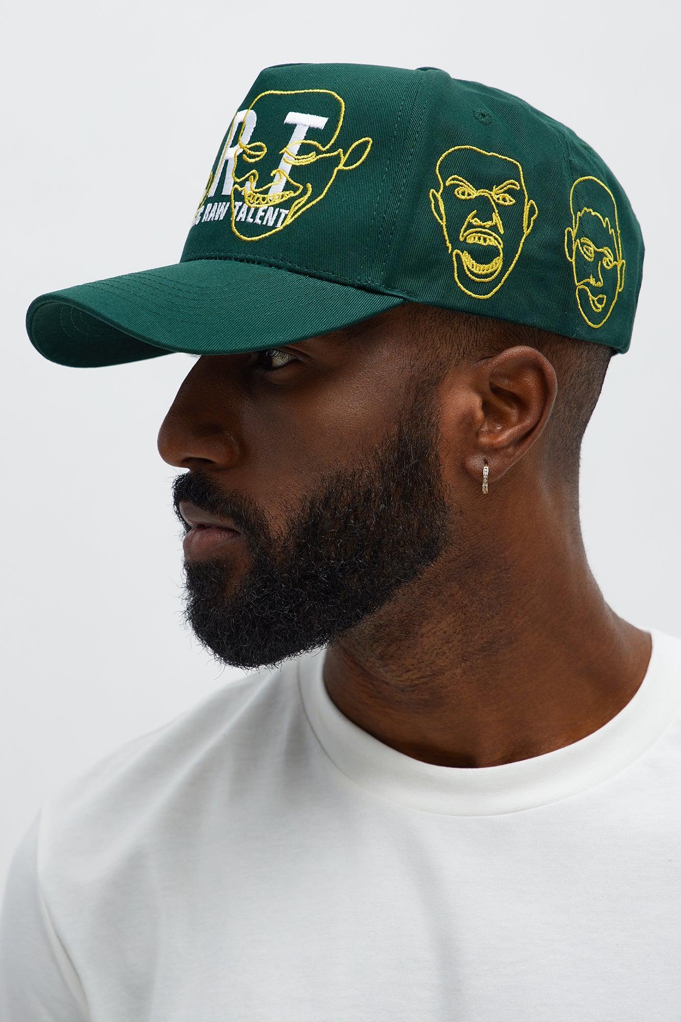 Art Emotion Snapback Hat - Green Product Image