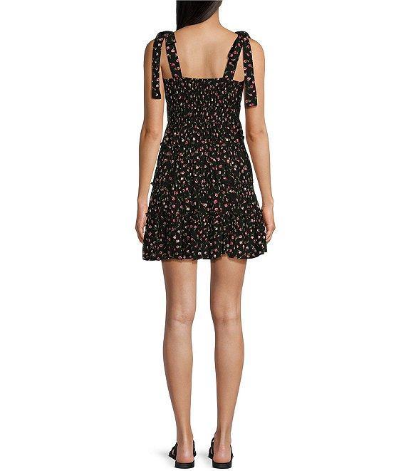 C&V Chelsea & Violet Tie Shoulder Ditsy Floral Print Dress Product Image