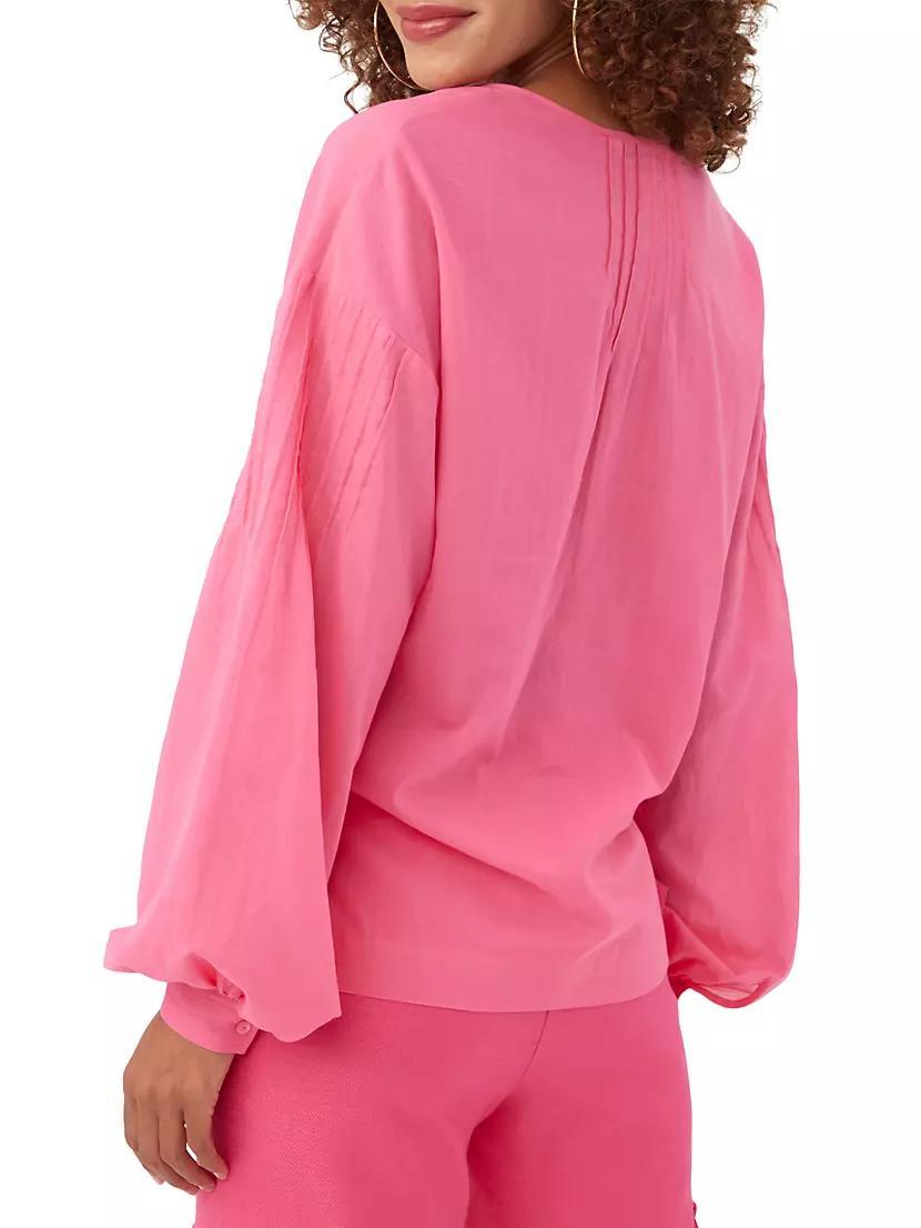 Cape Coral Cotton Peasant Top Product Image