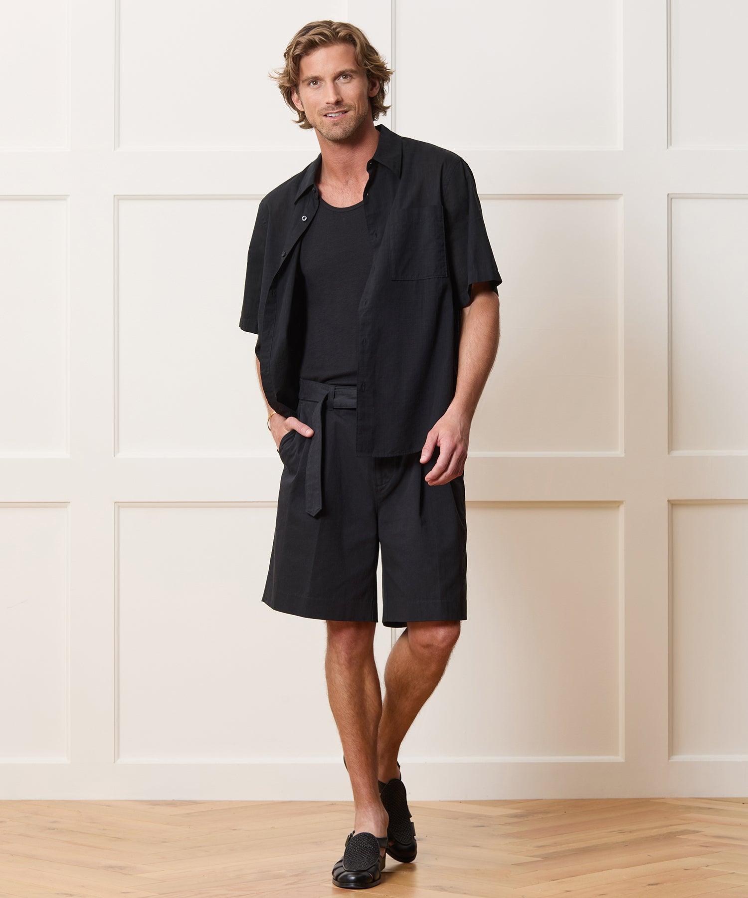 Relaxed Summerweight Point Collar Shirt Product Image