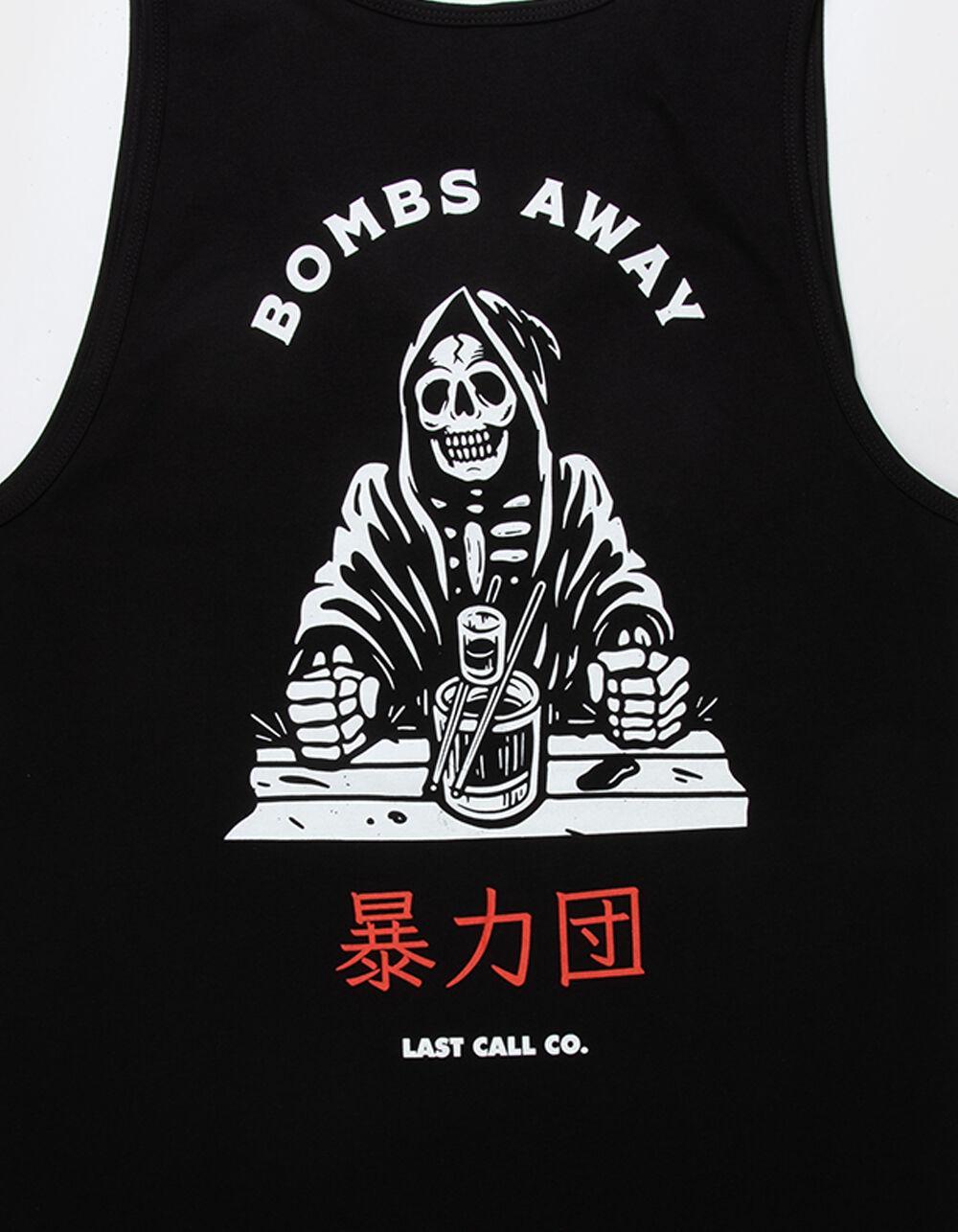 LAST CALL CO. Bombs Away Mens Tank Top  - BLACK Product Image