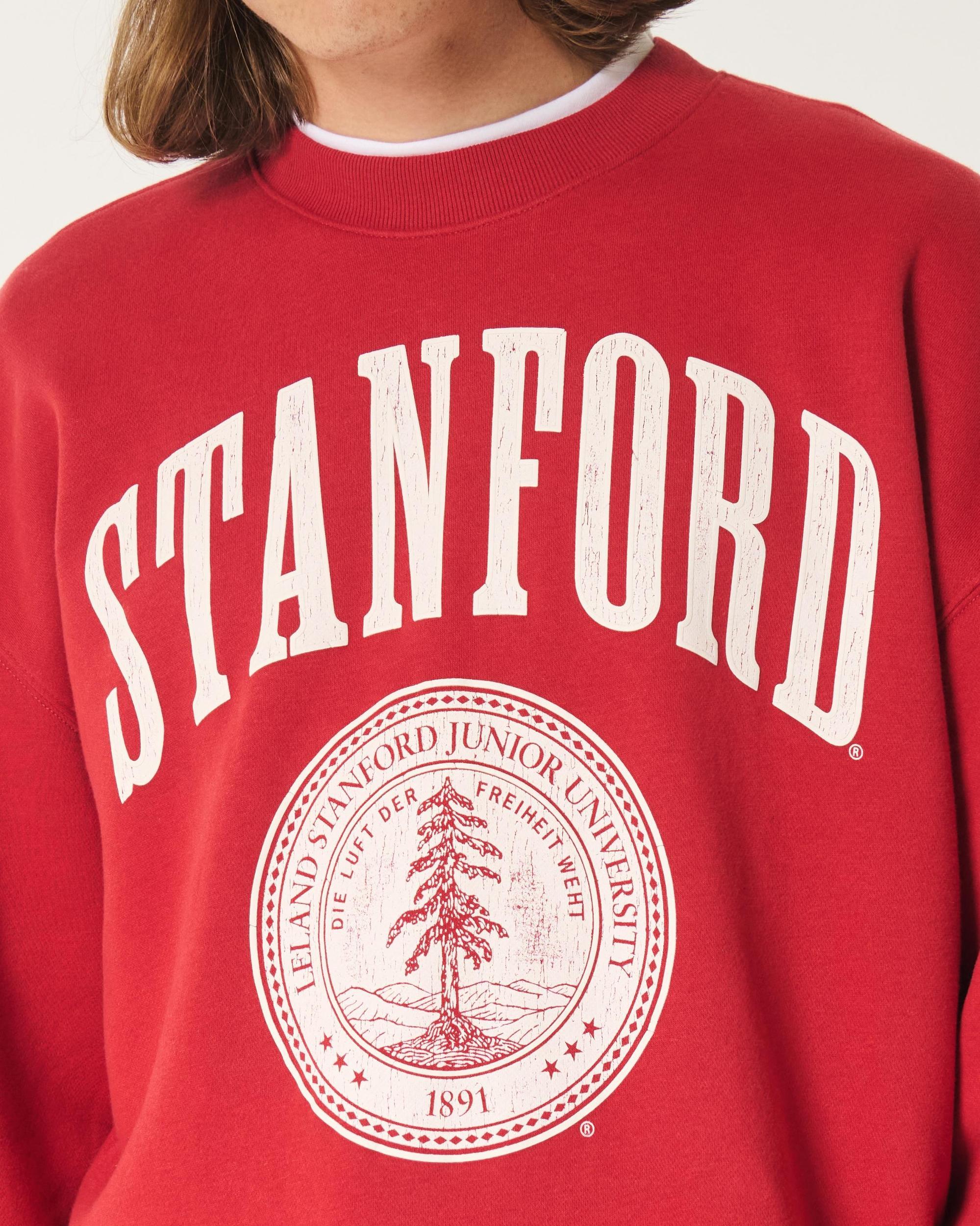 Boxy USC Graphic Crew Sweatshirt Product Image