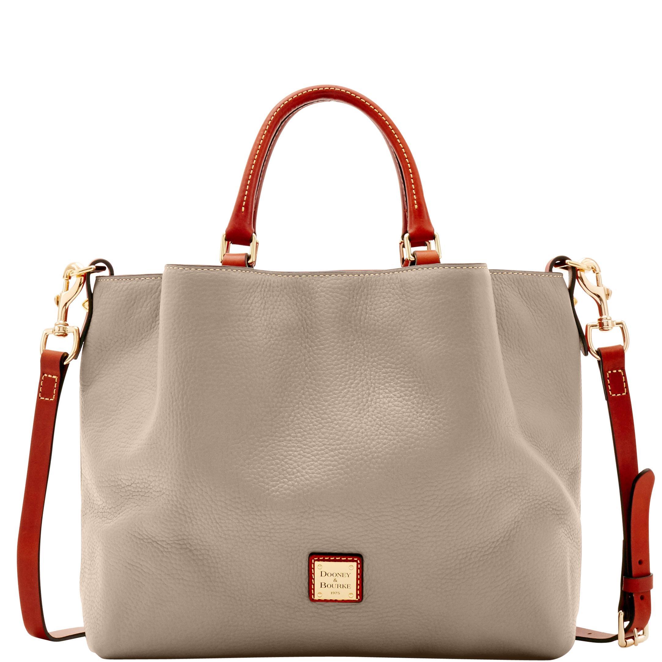 Dooney & Bourke Womens Pebble Grain Large Leather Barlow Bag in Forest Product Image