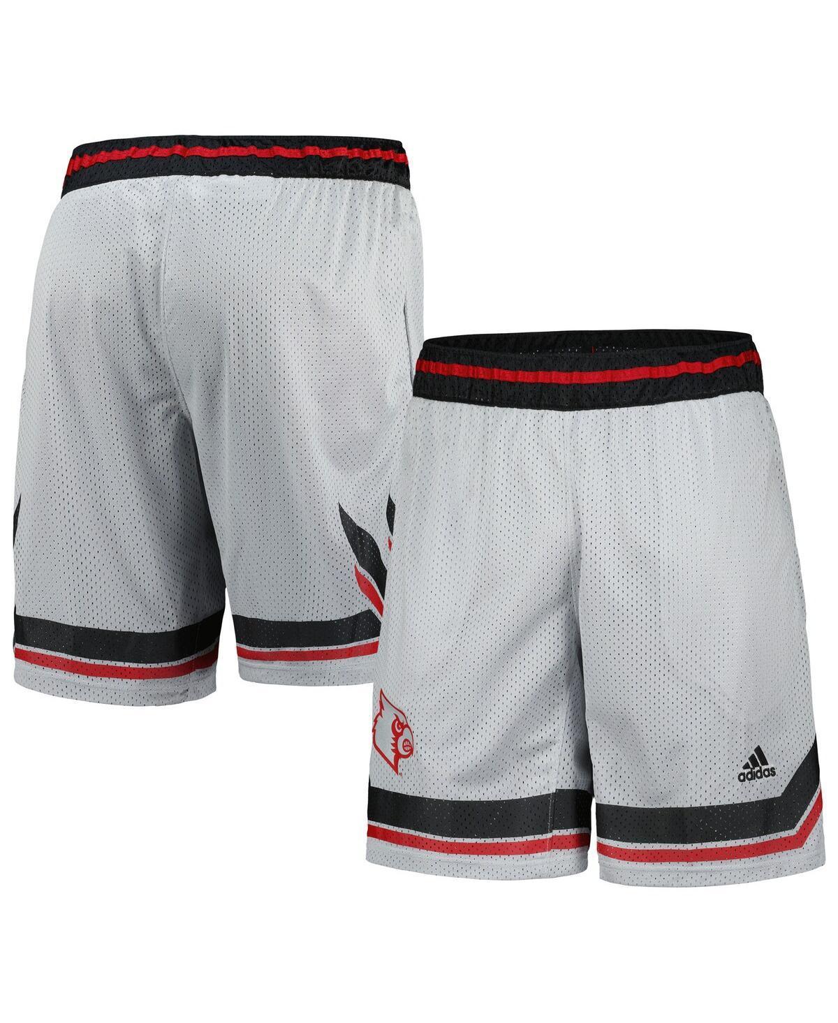 Men's adidas Gray Louisville Cardinals Swingman AEROREADY Basketball Shorts, Size: Large, Grey Product Image