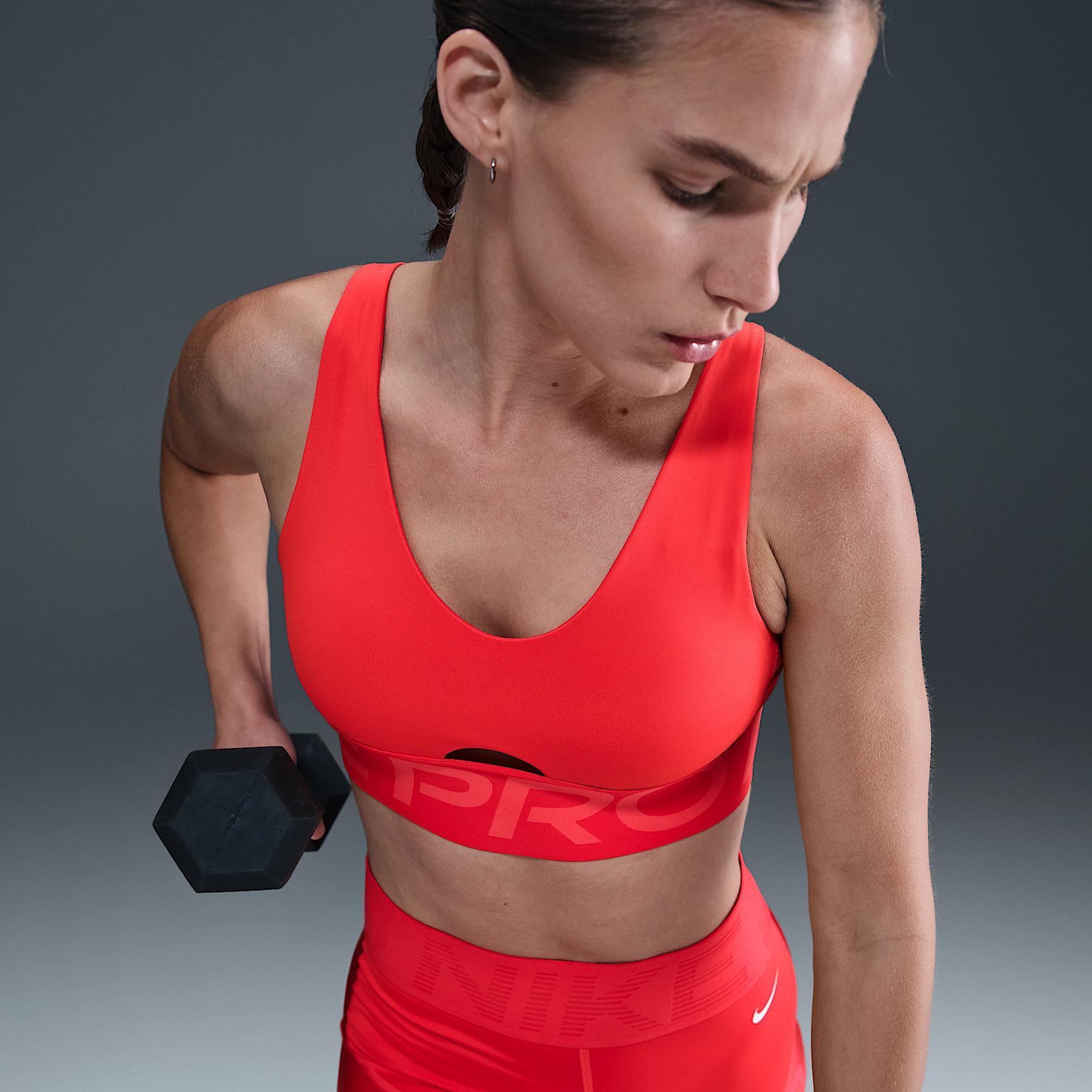Women's Nike Pro Indy Plunge Medium-Support Padded Sports Bra Product Image