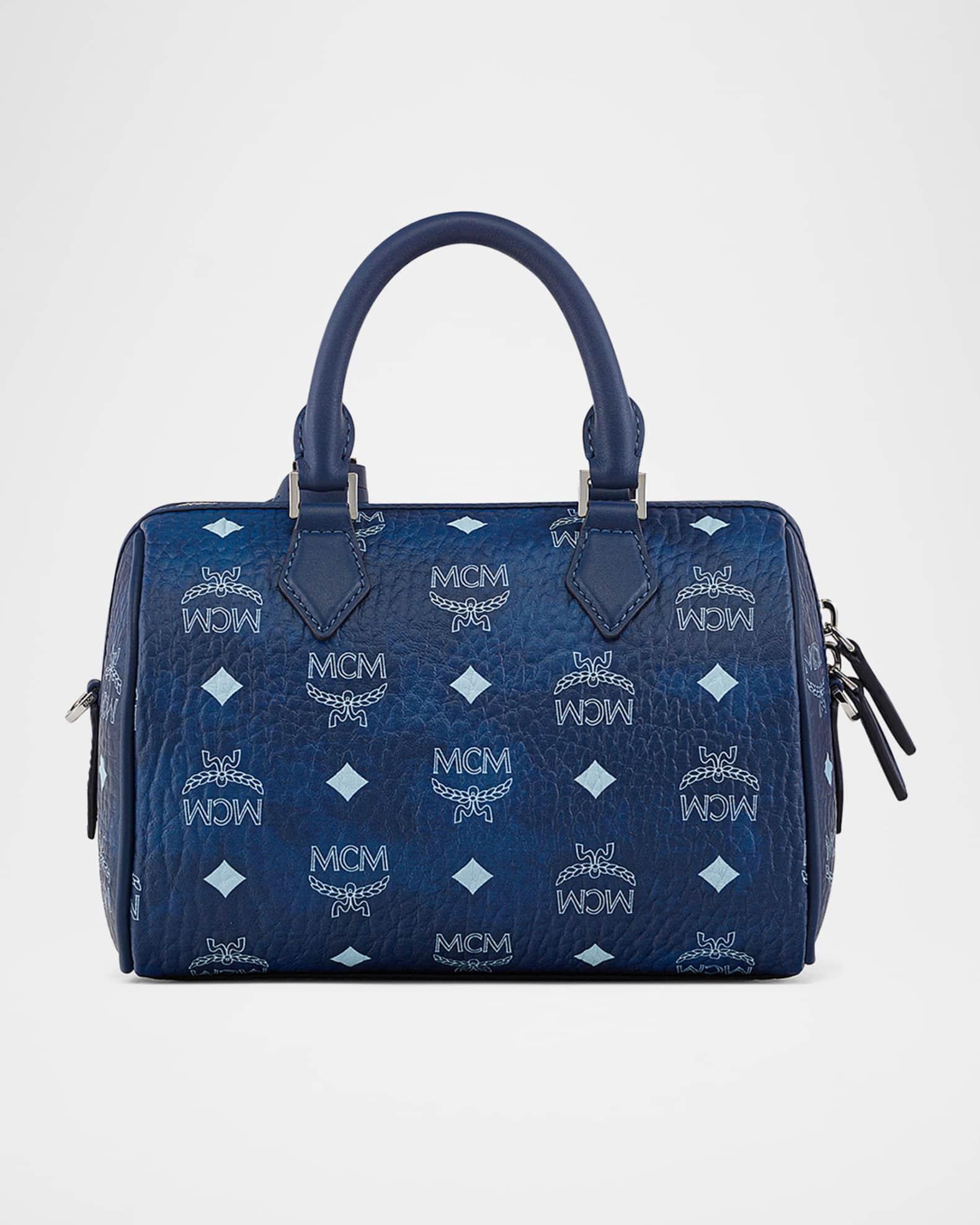 Ella Small Boston Visetos Top-Handle Bag Product Image