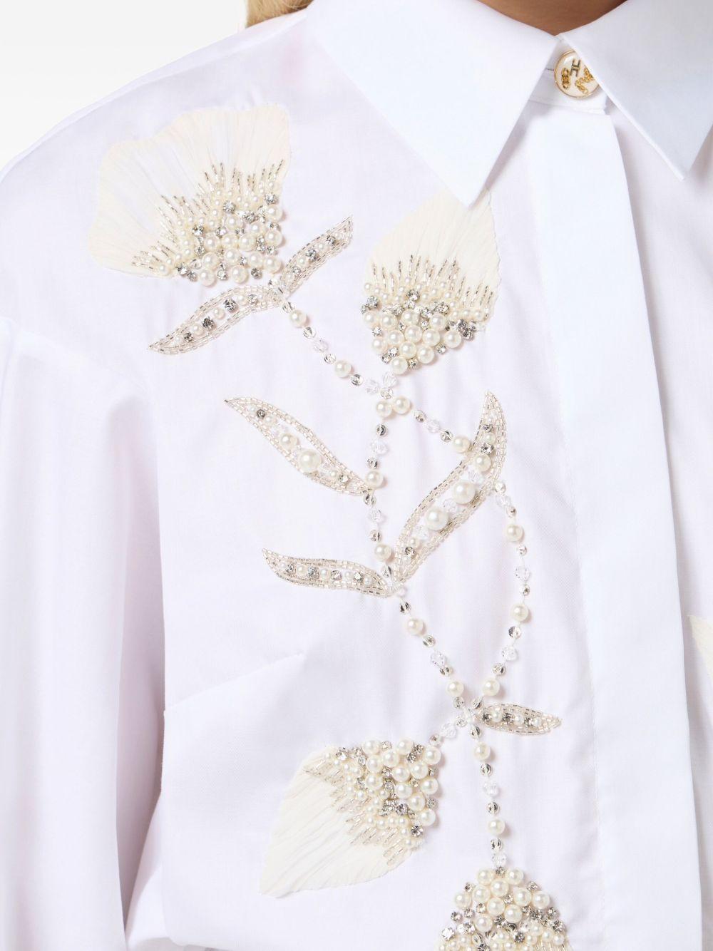 pearl-embellishment shirt Product Image