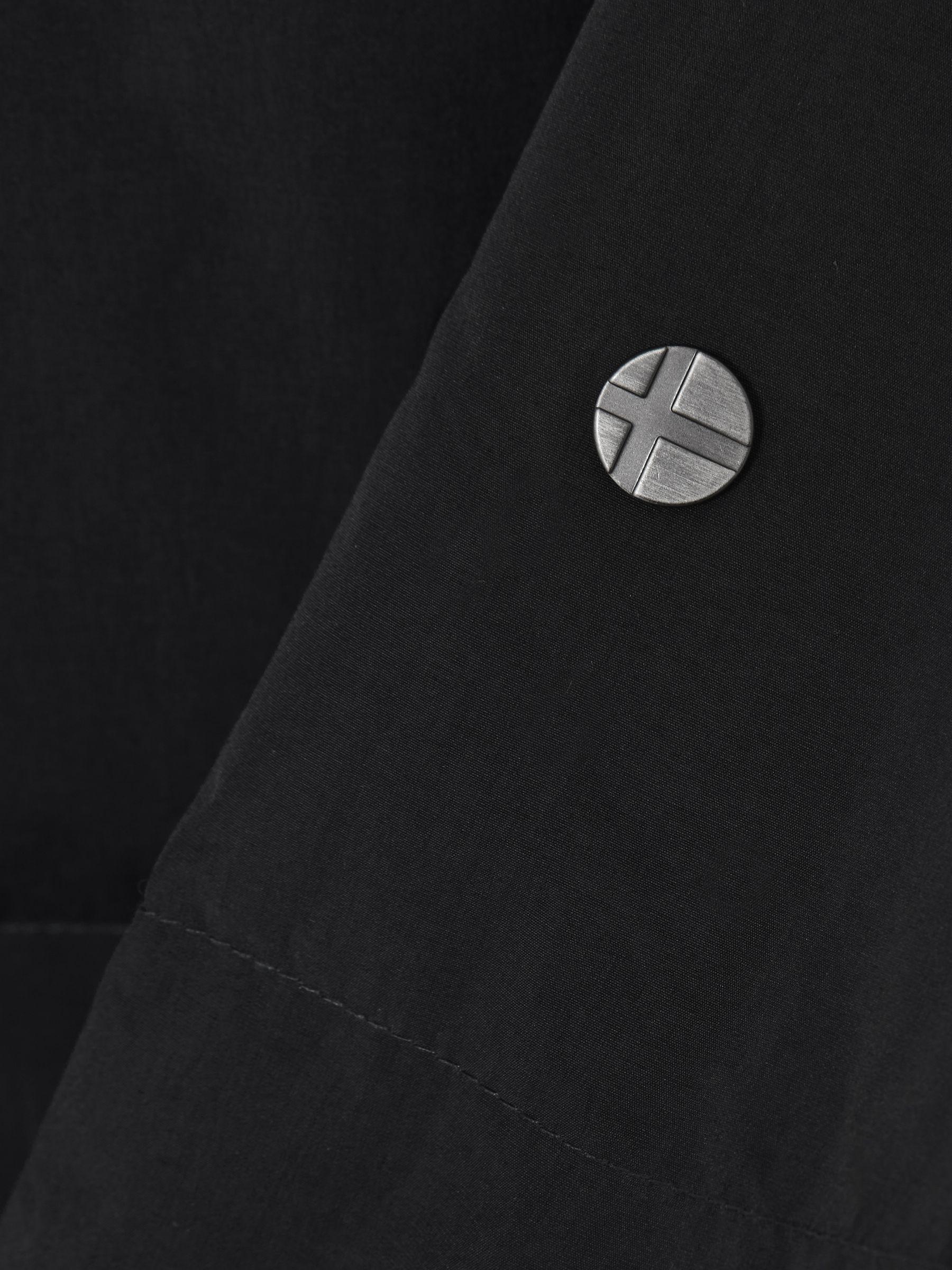 Scandinavian Edition Padded Parka Coat in Black Product Image