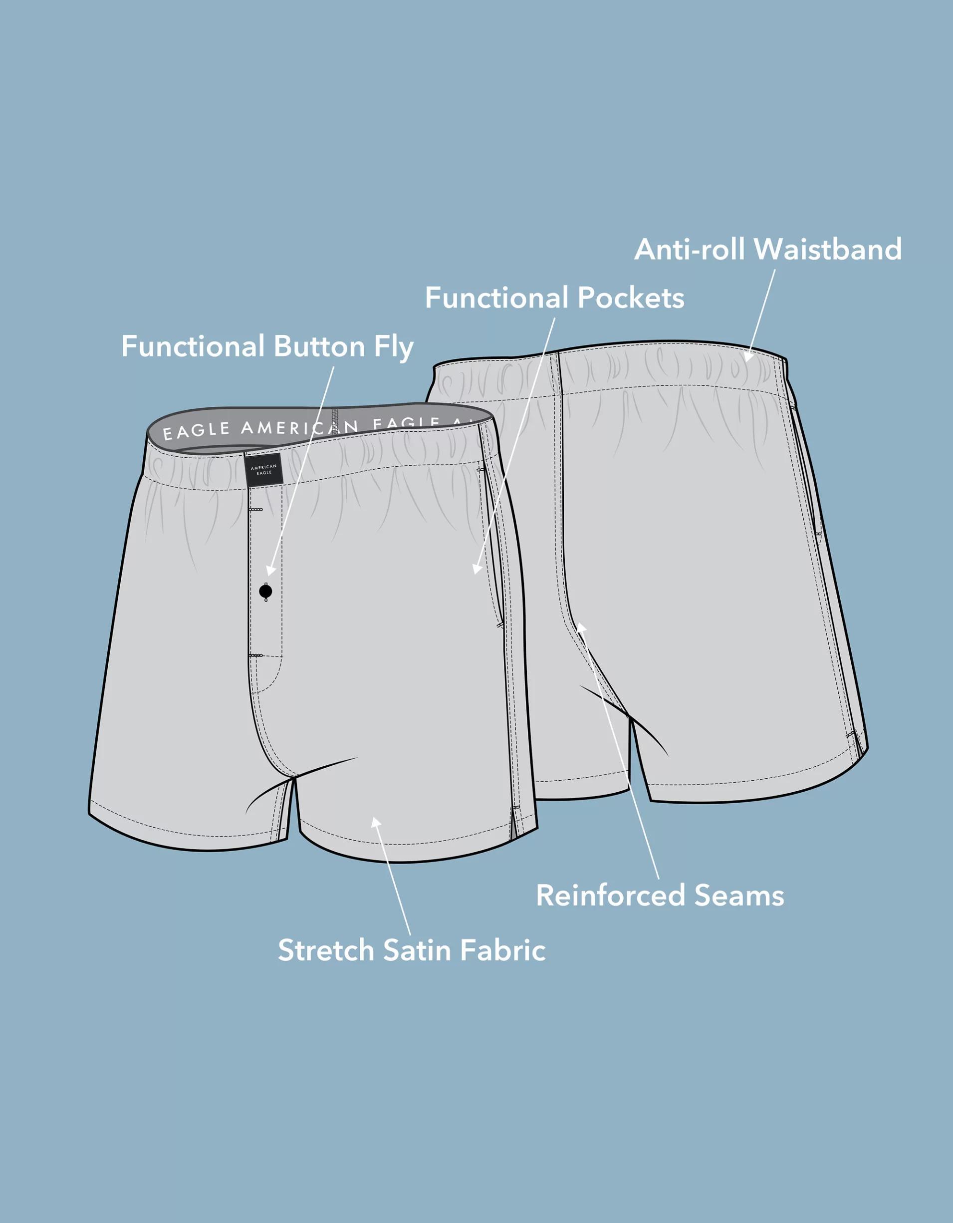AE x Tru Kolors Paisley Satin Boxer Product Image