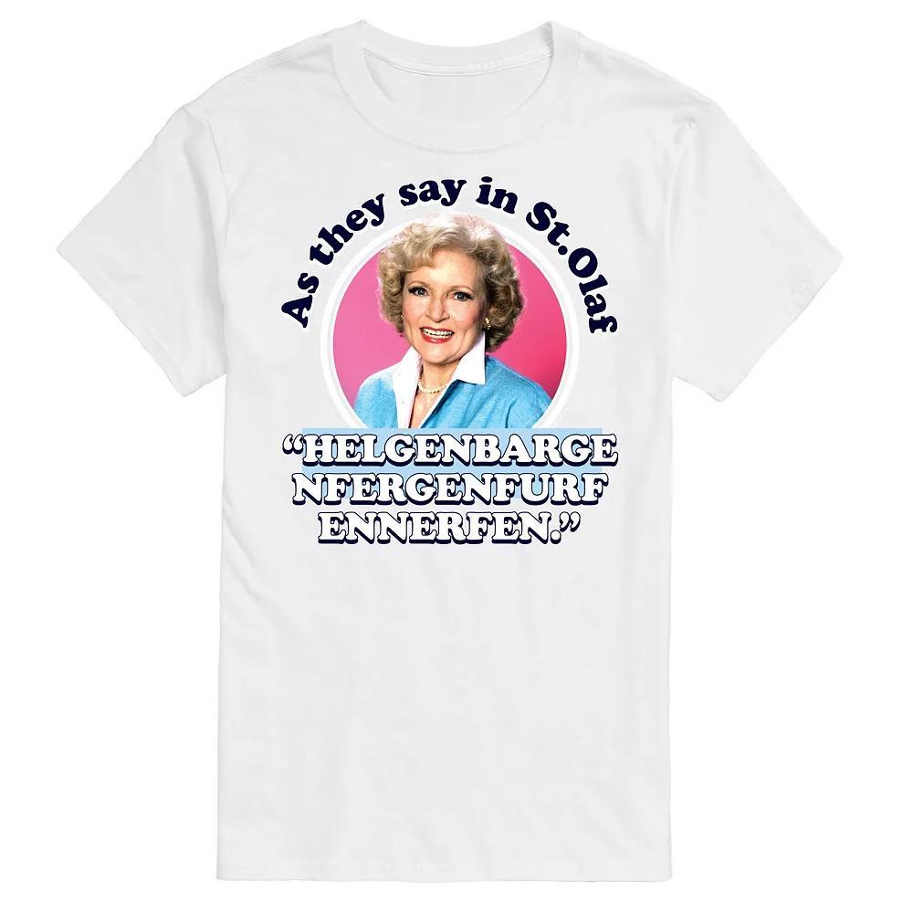 Mens Golden Girls As We Say In St Olaf Tee Product Image