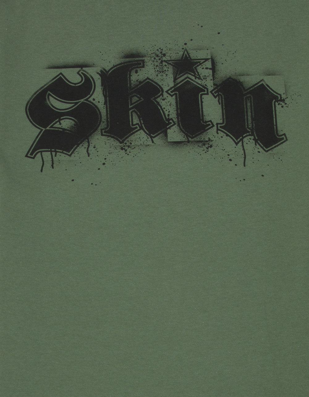 SKIN INDUSTRIES Stencila Mens Tee - ARMY Product Image