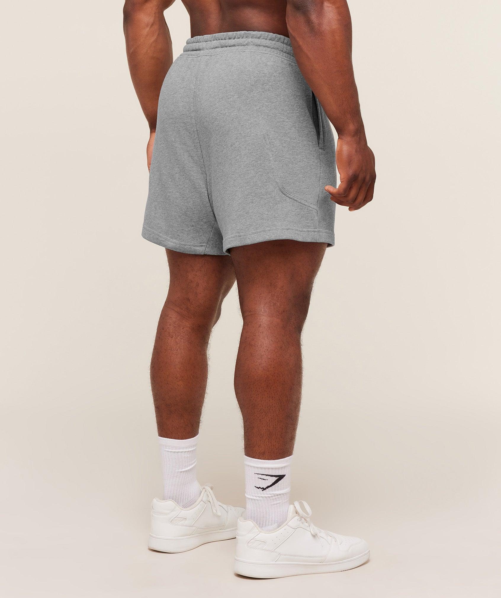 Gymshark Power 5" Shorts - Charcoal Core Marl Male Product Image