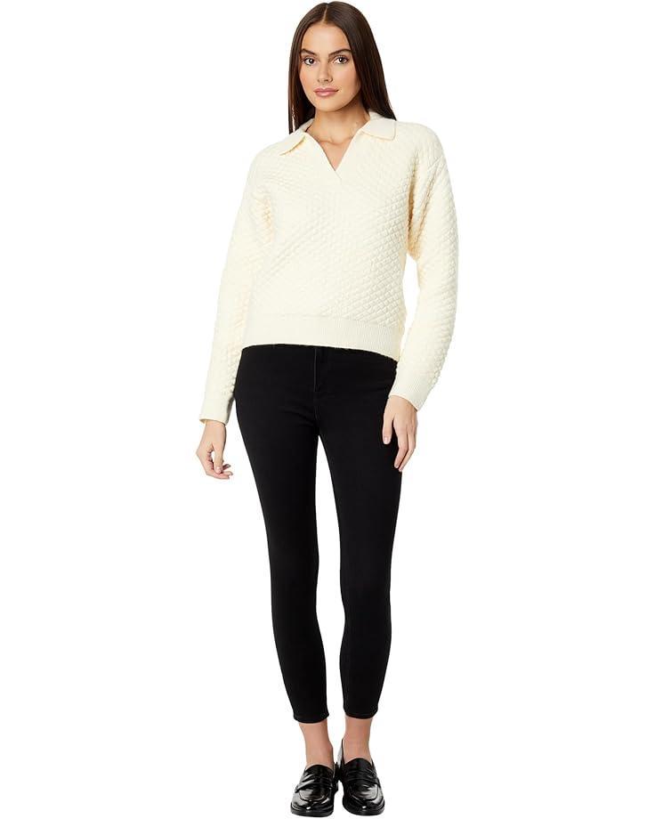 Women's English Factory Textured V-Neckline Sweater Product Image