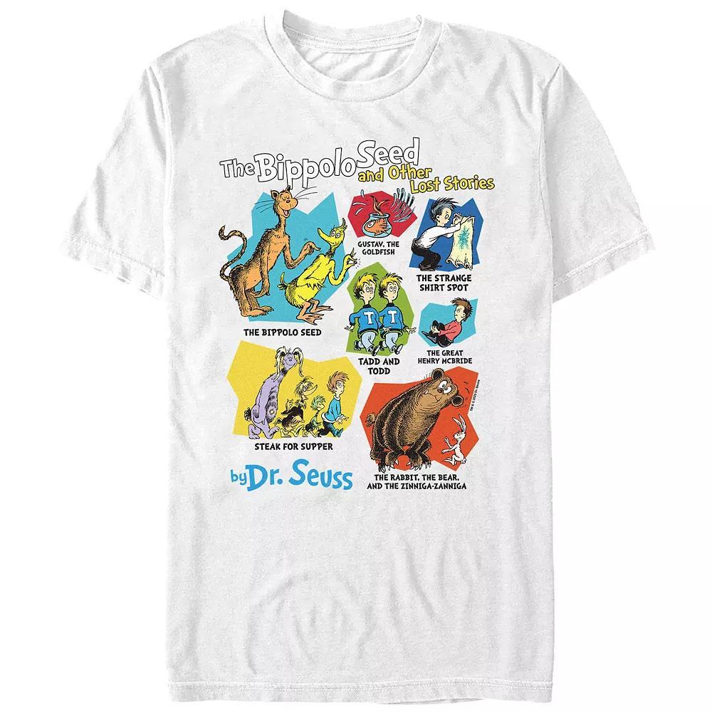Men's Dr. Seuss The Bippolo Seed And Other Lost Stories Graphic Tee, Size: XL, White Product Image