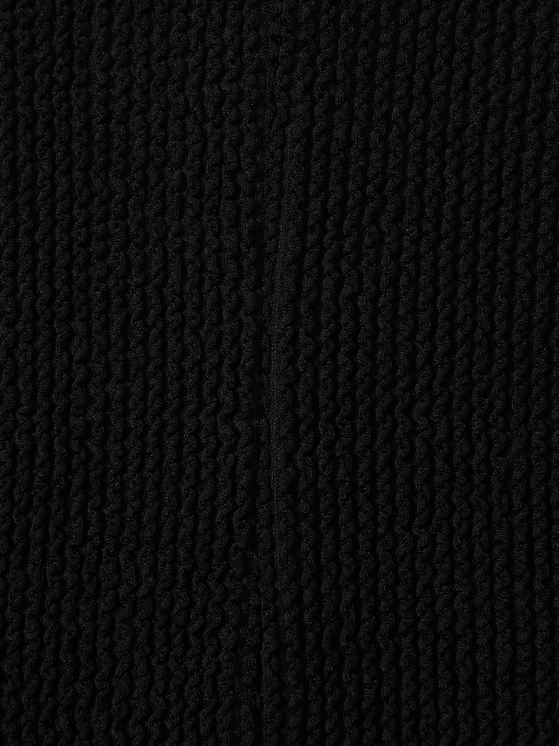 Good American Always Fits Textured Swim Shorts in Black Product Image