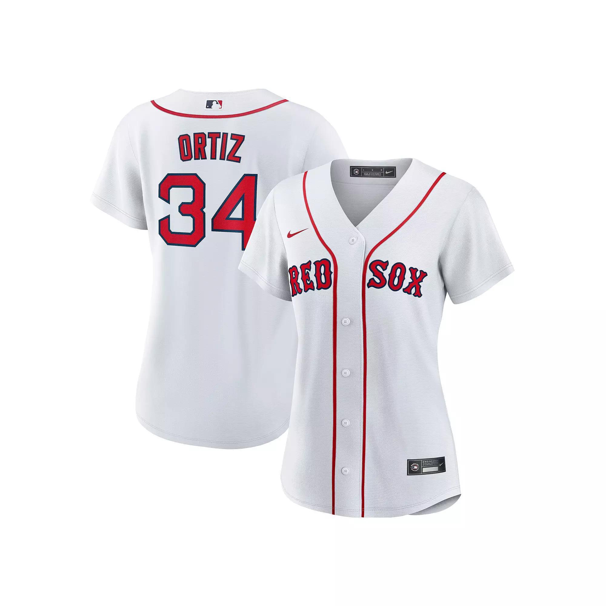 Women's Nike David Ortiz White Boston Red Sox Home Replica Jersey, Size: 2XL Product Image