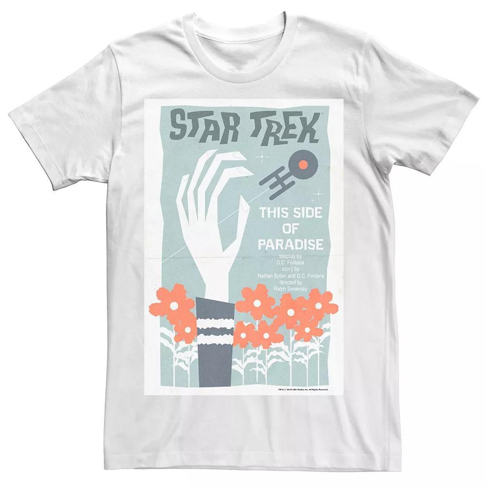 Men's Star Trek Original Series Side of Paradise Tee, Size: 3XL, White Product Image