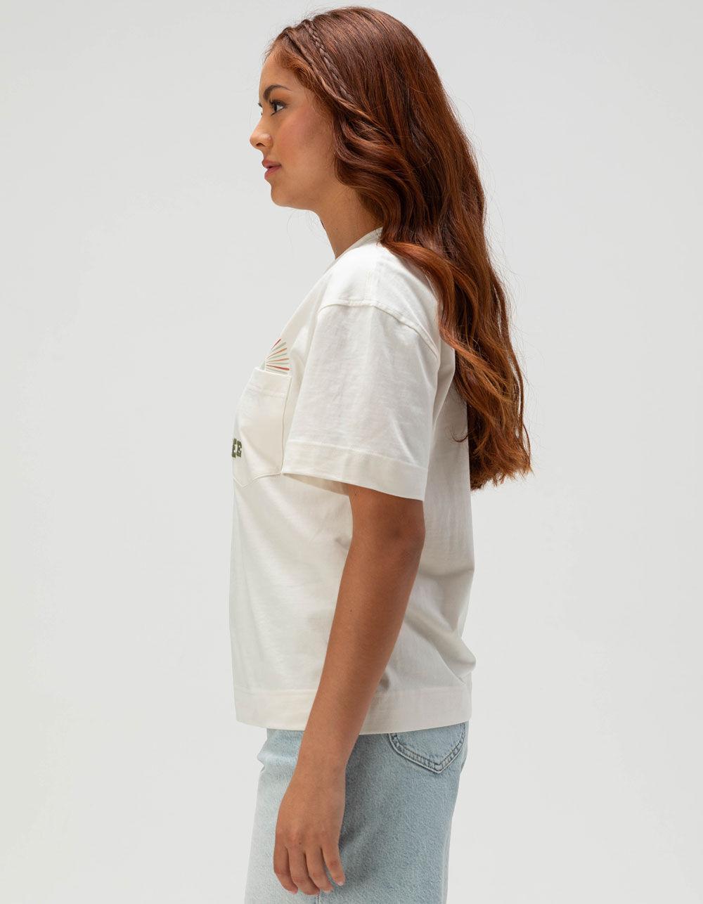 LEE Womens Boxy Pocket Tee - EGGSHELL Product Image