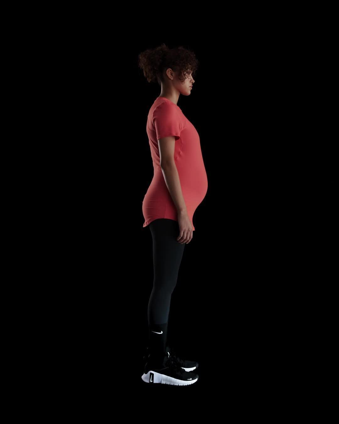 Nike Women's (M) One Dri-FIT Slim-Fit Short-Sleeve Top (Maternity) Product Image