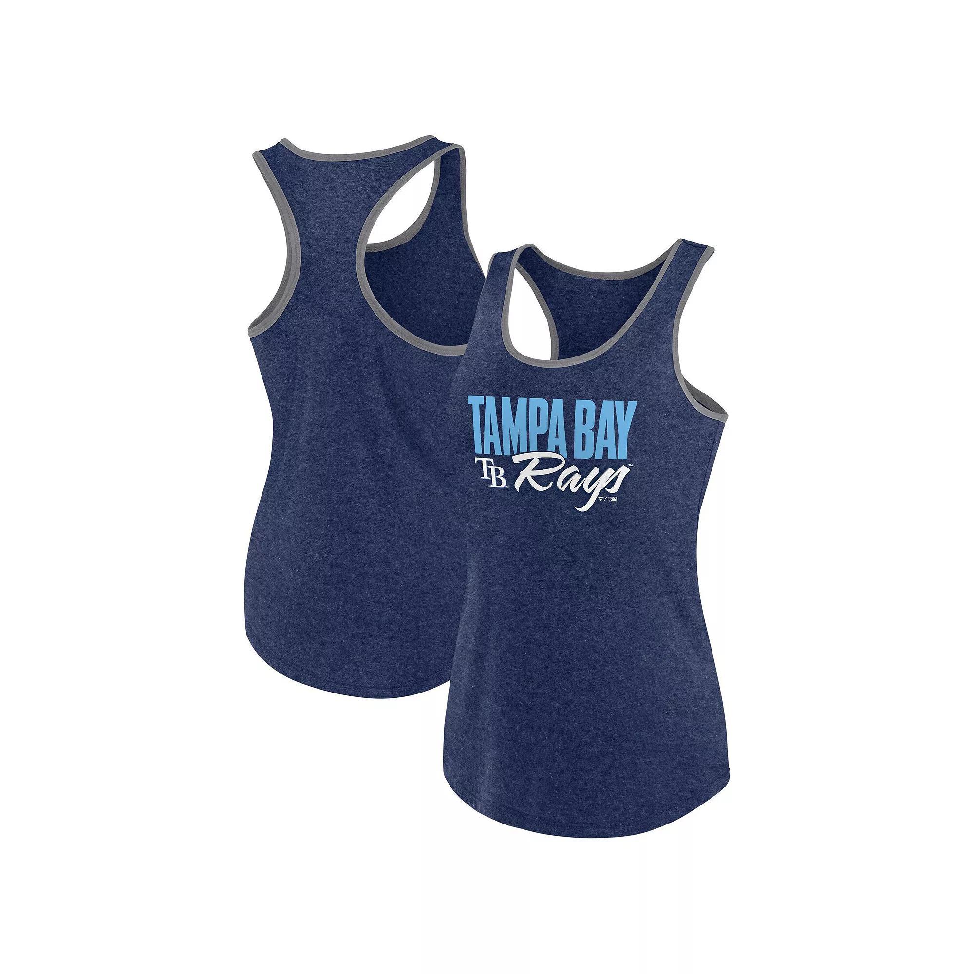 Women's Profile Navy Tampa Bay Rays Plus Size Tank Top, Size: 3XL, Blue Product Image