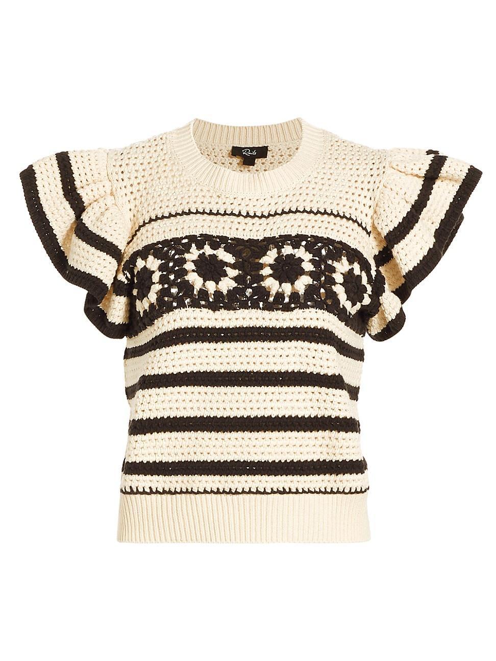 Womens Penelope Crochet Top Product Image