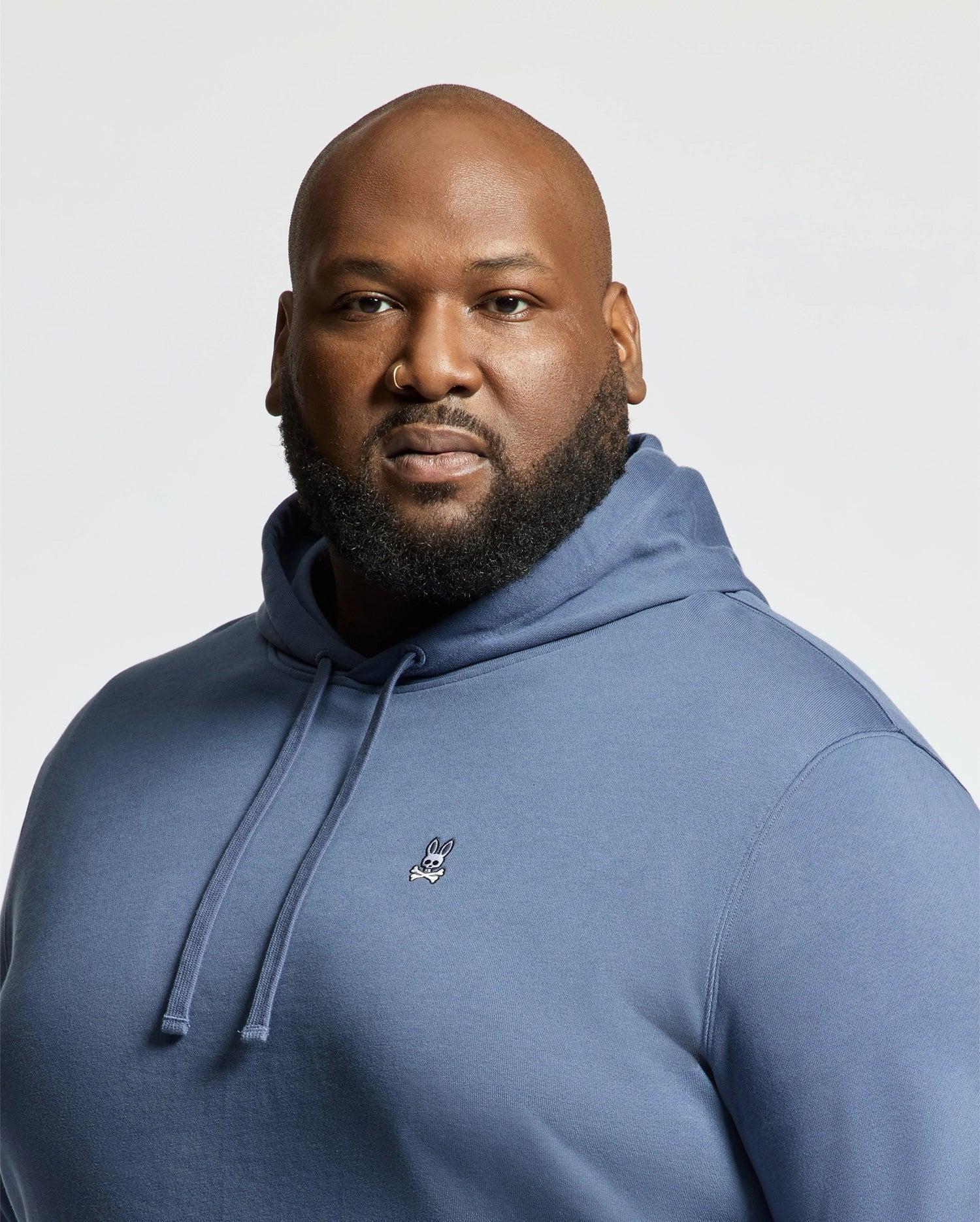 Men's Big And Tall Levy Essential Fleece Hoodie 001 BLACK / 3XL Product Image