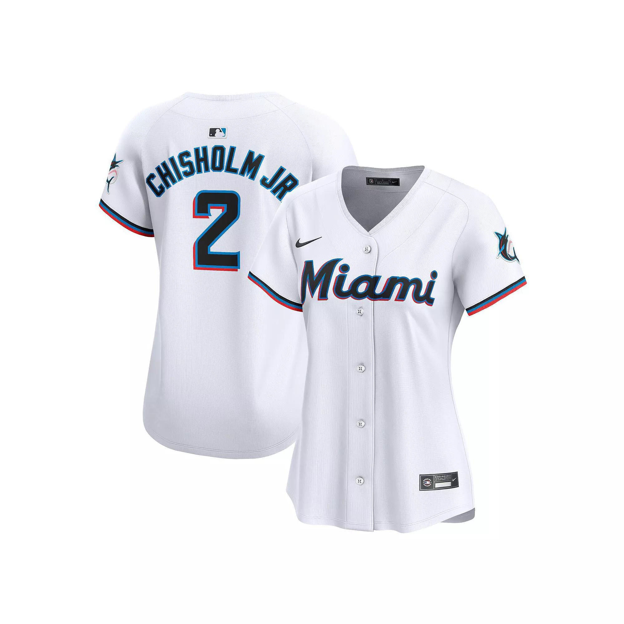 Womens Nike Jazz Chisholm Jr. Miami Marlins Home Limited Player Jersey Product Image