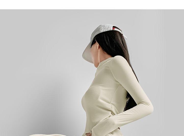 Drawstring Waist Wide Leg Pants Product Image
