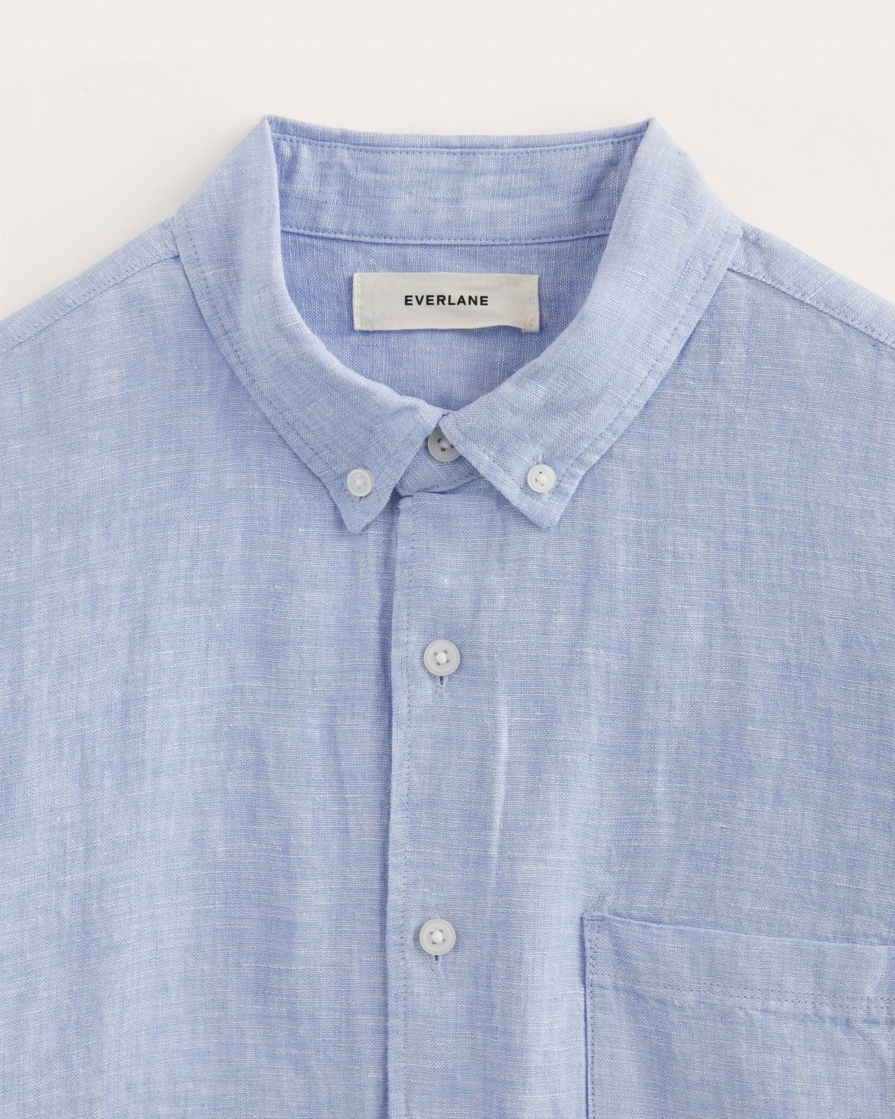 The Classic Short-Sleeve Shirt in Linen Product Image