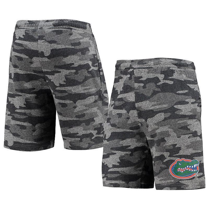 Men's Concepts Sport Charcoal/Gray Florida Gators Camo Backup Terry Jam Lounge Shorts, Size: Large Product Image