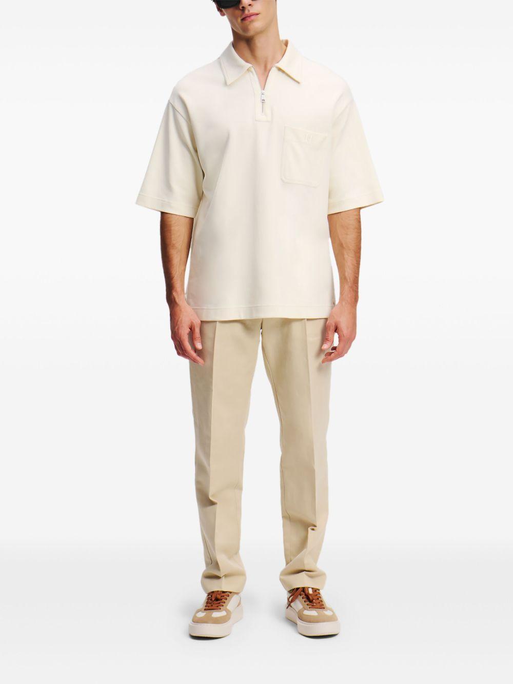 logo-embroidered polo shirt Product Image