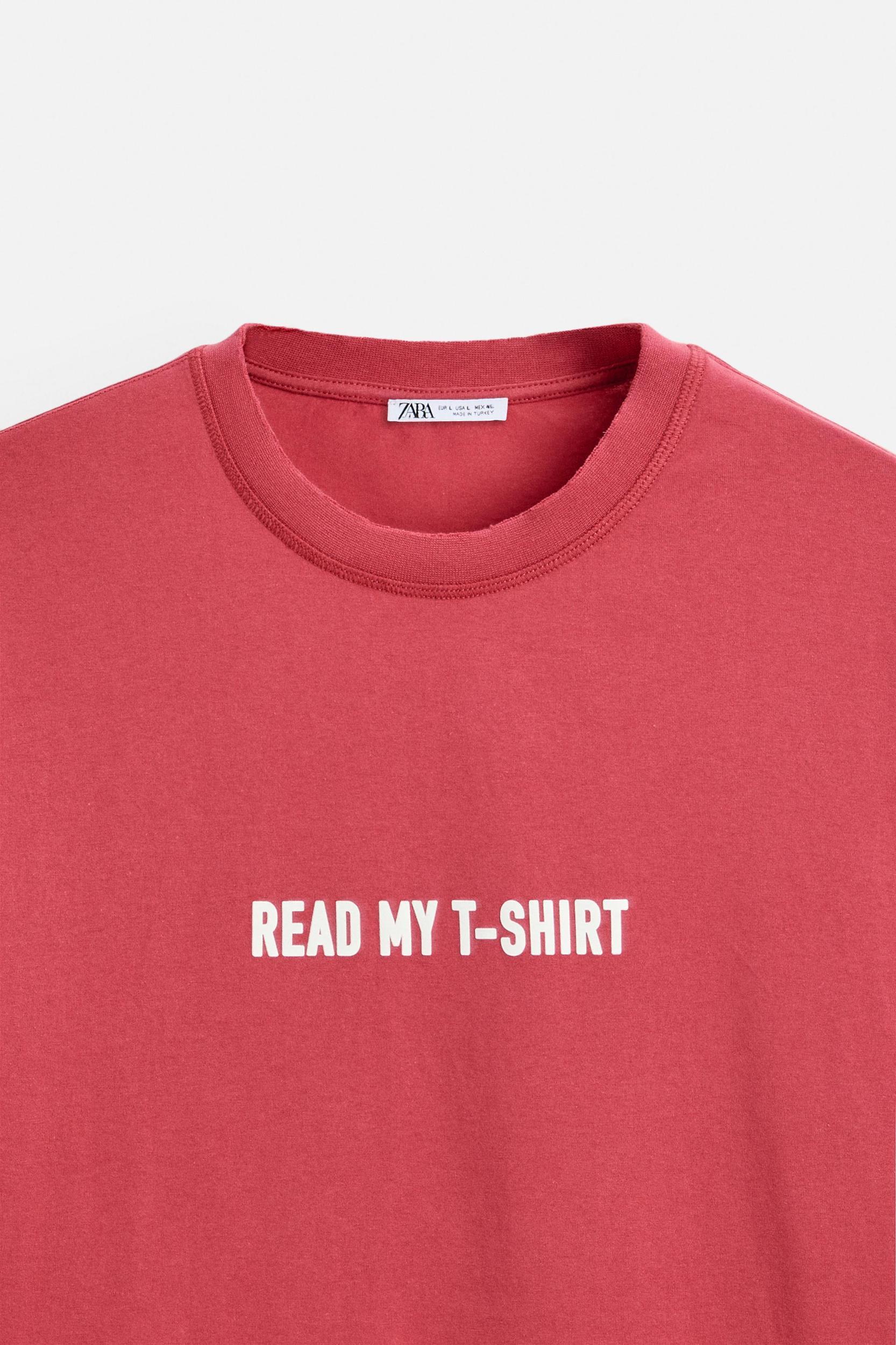 TEXT PRINT T-SHIRT Product Image