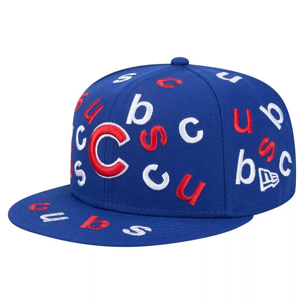 Men's New Era Royal Chicago Cubs Team Confetti 59FIFTY Fitted Hat, Size: 7, Blue Product Image