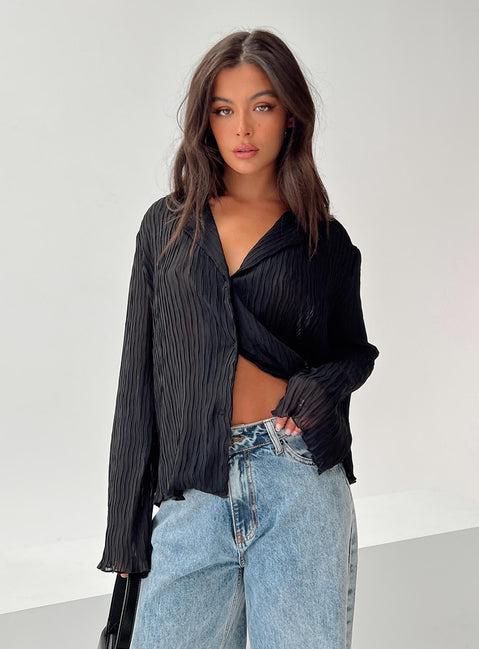 Selma Shirt Black Product Image