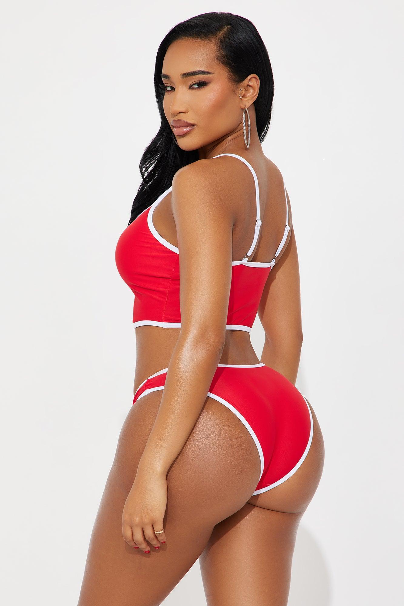Honolulu Tankini 2 Piece Bikini - Red Product Image