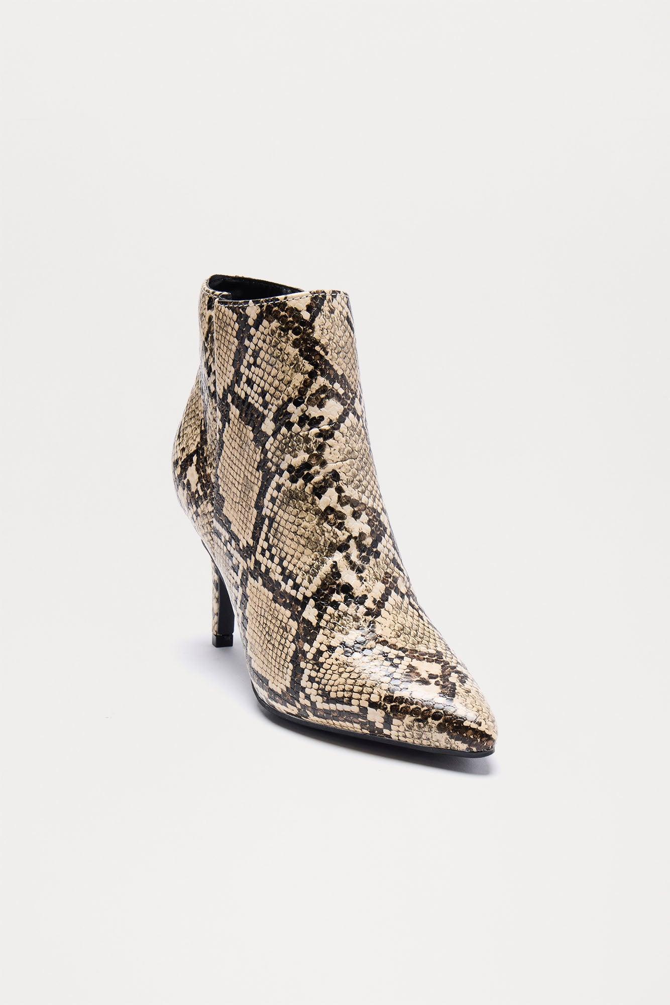 Sora Ankle Booties - Beige/Brown Female Product Image