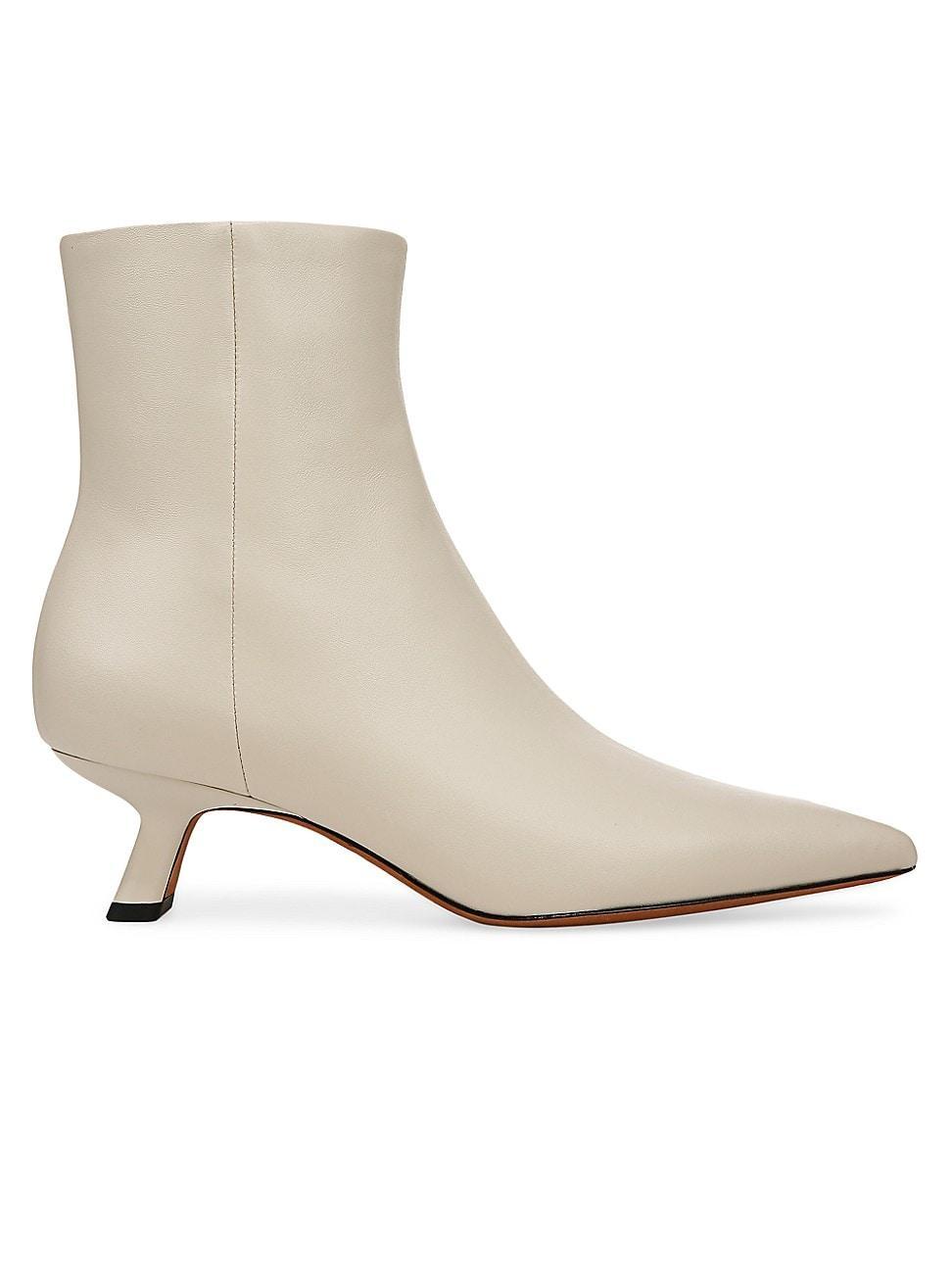 Vince Womens Billy Pointed Toe Mid Heel Ankle Booties Product Image