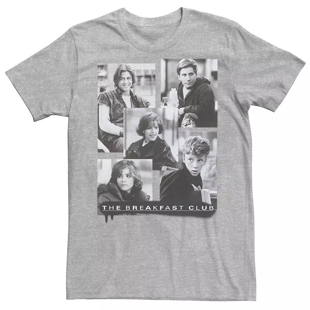 Men's The Breakfast Club Character Tee, Size: Large, Athletic Grey Product Image