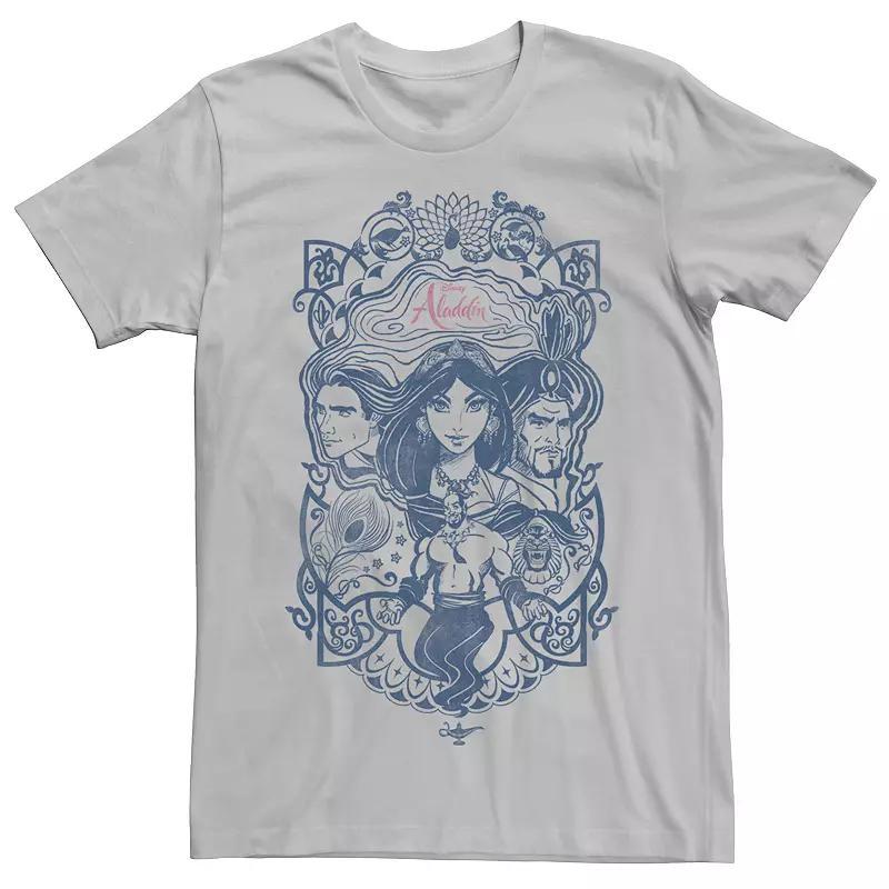 Disneys Aladdin Mens Jasmine, Jafar & Genie Graphic Tee Product Image