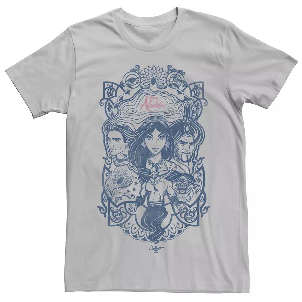 Disneys Aladdin Mens Jasmine, Jafar & Genie Graphic Tee Product Image