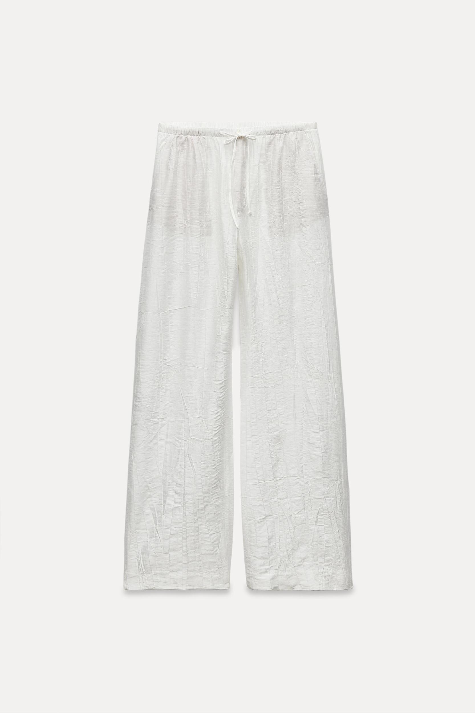JACQUARD PANTS ZW COLLECTION Product Image