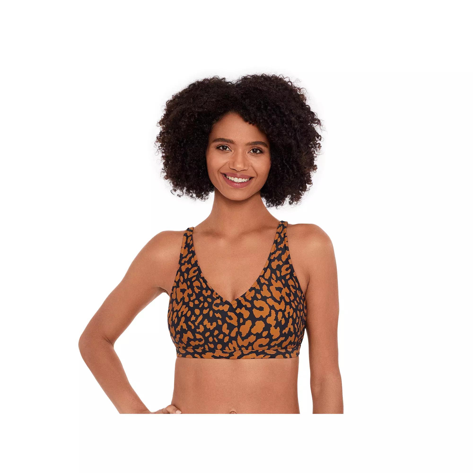 Womens Eco Beach V-Neck Hook Back Bikini Top Product Image