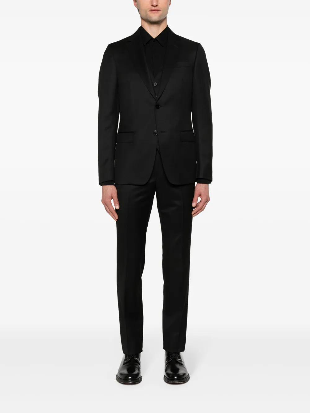 ZEGNA Evening Suit In Black   Product Image