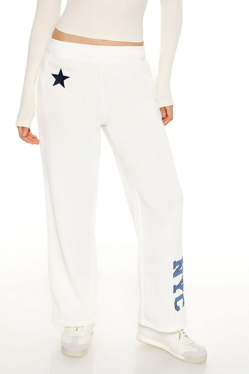 NYC Star Fleece Sweatpants | Forever 21 Product Image