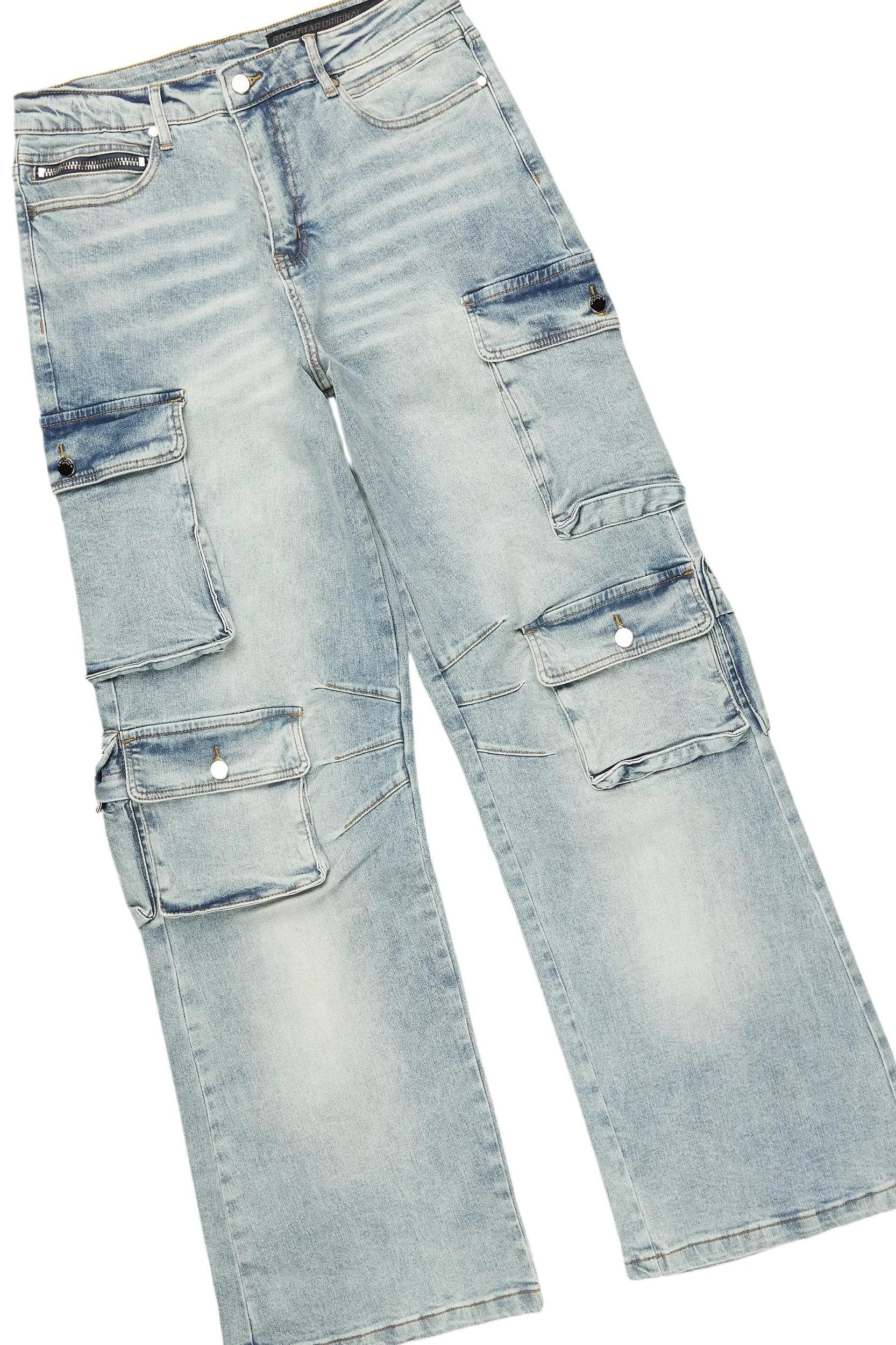 Deiter Black/Blue T-Shirt/Baggy Fit Jean Bundle Male Product Image